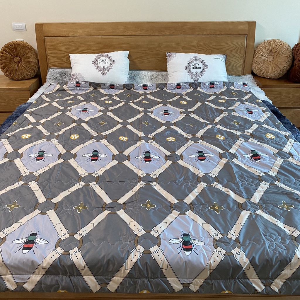 Chăn lụa thái cao cấp, chăn lụa trần bông kích thước 2mx2m2