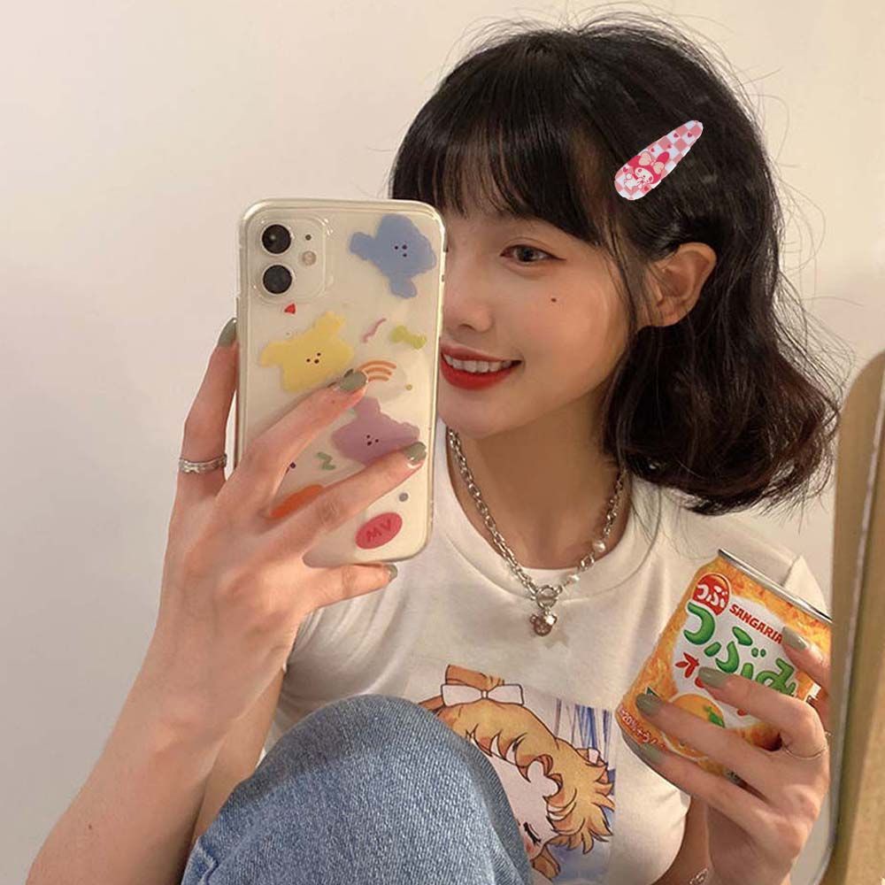 [Hàng mới về] Kẹp tóc in hình kuromi bb hoạt hình my melody đáng yêu thời trang