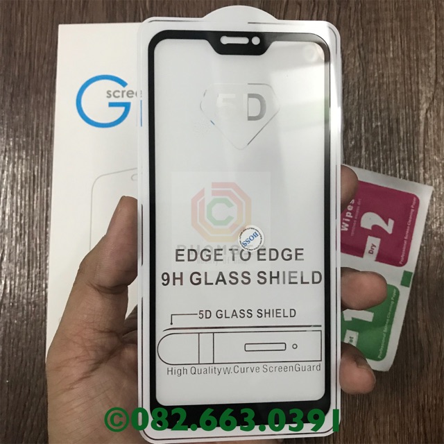 Dán cường lực xiaomi redmi 6 pro (có video)