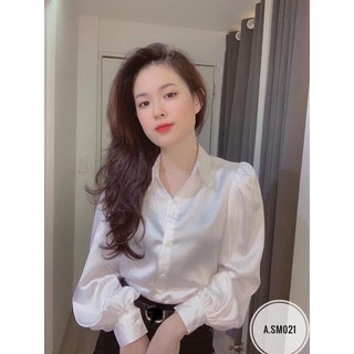 Áo Sơ mi trắng tay bồng