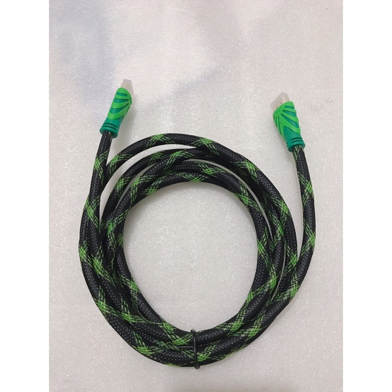 Dây Cáp Hdmi 2.5m Tròn Bọc Lưới - Dây Cáp Kết Nối 2 Cổng Hdmi Hàng Tốt