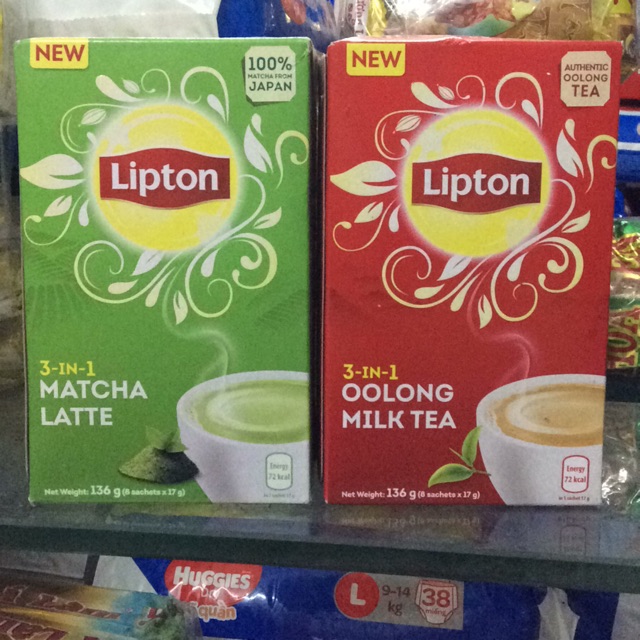 Trà sữa Lipton Ôlong và Matcha