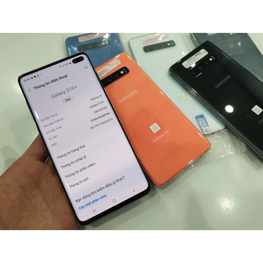 Điện Thoại Samsung Galaxy S10 Plus 8/128GB | | Bản  Mỹ Snapdragon 855|| Tặng Đủ Phụ kiện Playmobile