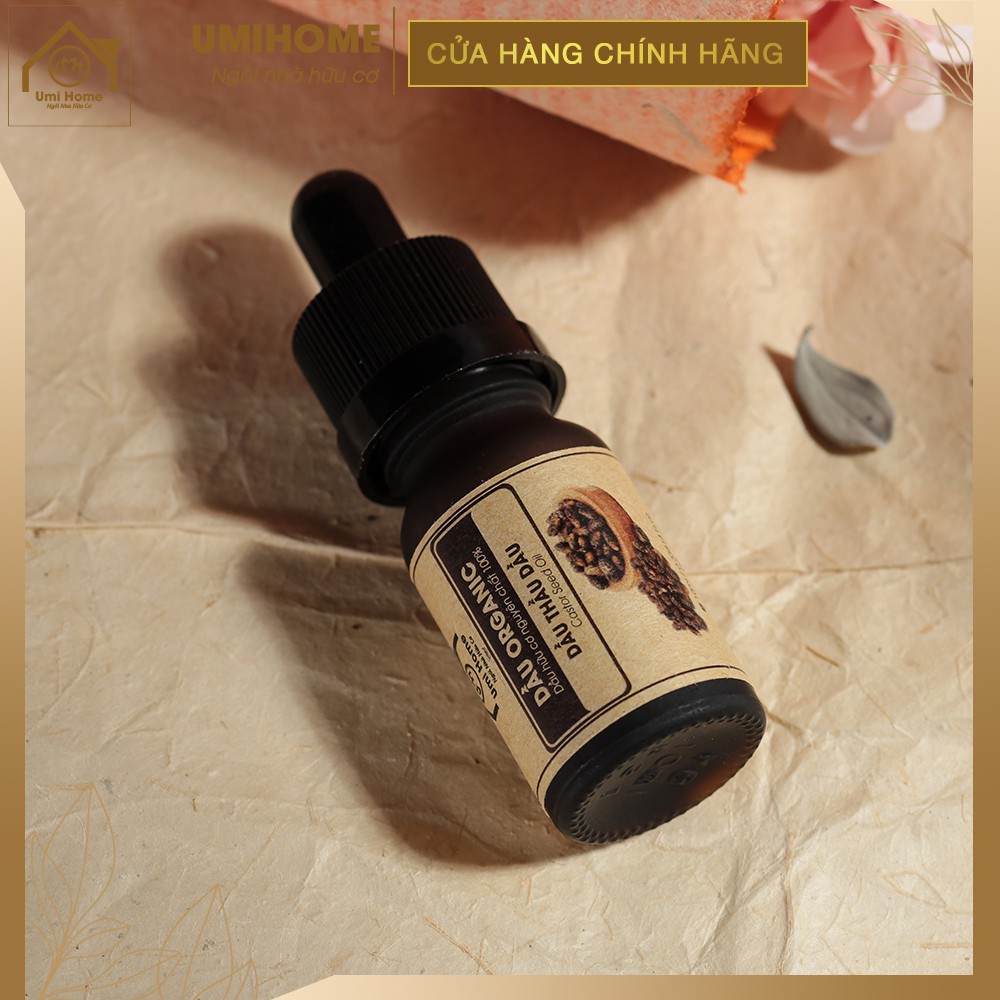 Dầu Thầu Dầu hữu cơ UMIHOME nguyên chất | Castor oil 100% Organic 10ML