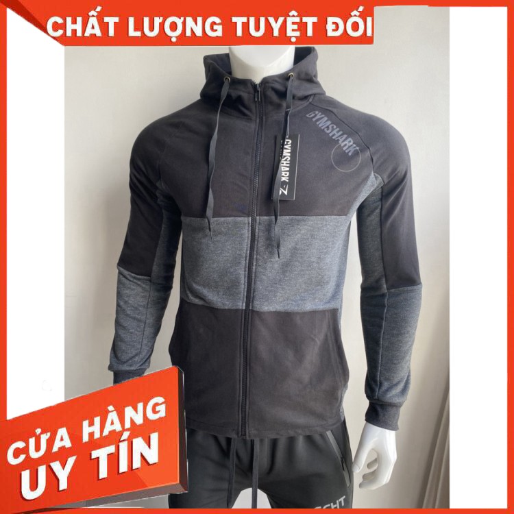 HÀNG NHẬP KHẨU -  Áo khoác Hoodie GYMSHARK - Áo khoác cao cấp 100% vải cotton - BiT Fitness chuyên đồ tập Gym - Hàng Nhậ