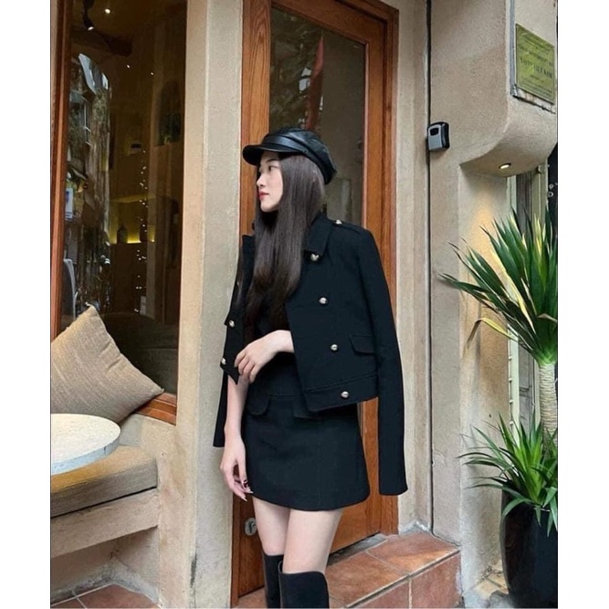 Sét áo kèm chân váy thiết kế