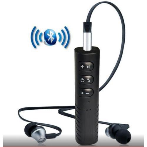 Bộ đầu chuyển đổi tín hiệu âm thanh giắc 3.5mm Bluetooth 4.2 kèm mic cho xe hơi, dàn âm thanh gia đình - Mẫu mới 2021