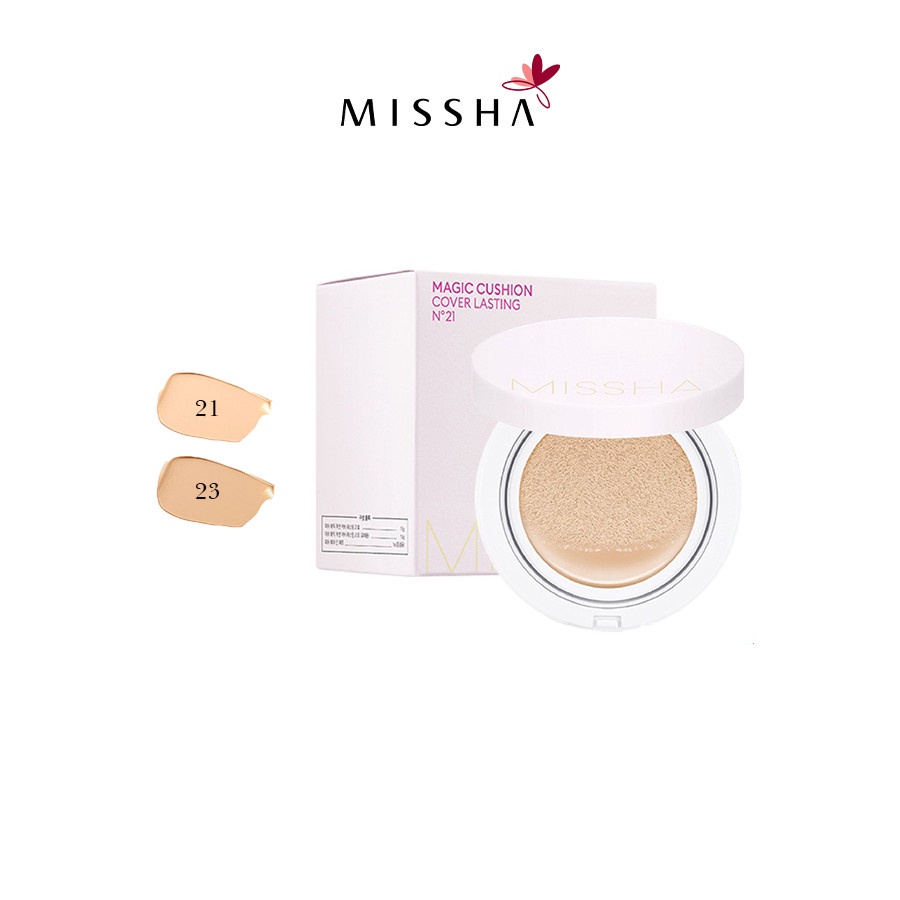 PHẤN NƯỚC MISSHA M MAGIC CUSHION SPF 50+ PA+++ Dành cho da dầu hộp mầu hồng