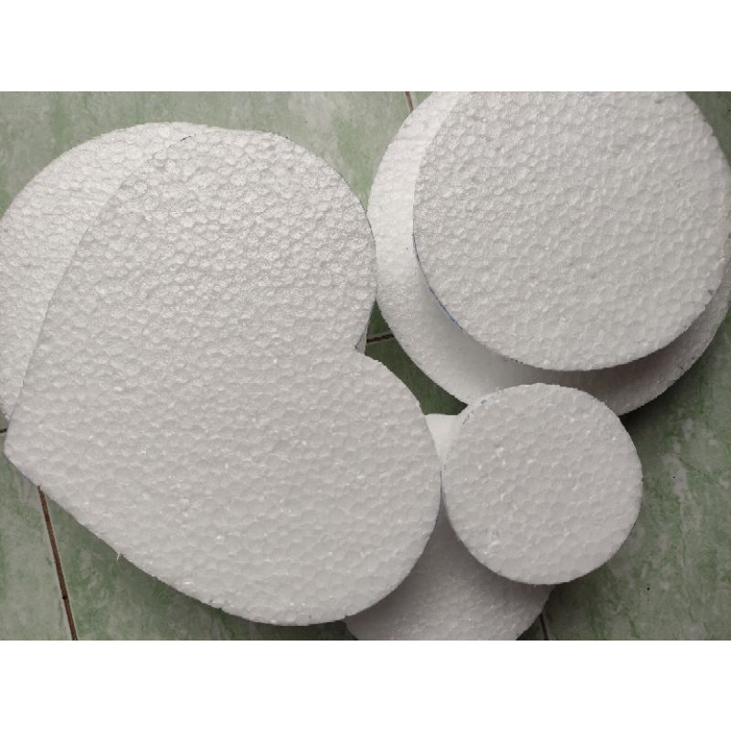 Xốp tròn cắm hoa sáp, hoa nhũ kích thước 22, 18, 15, 11cm