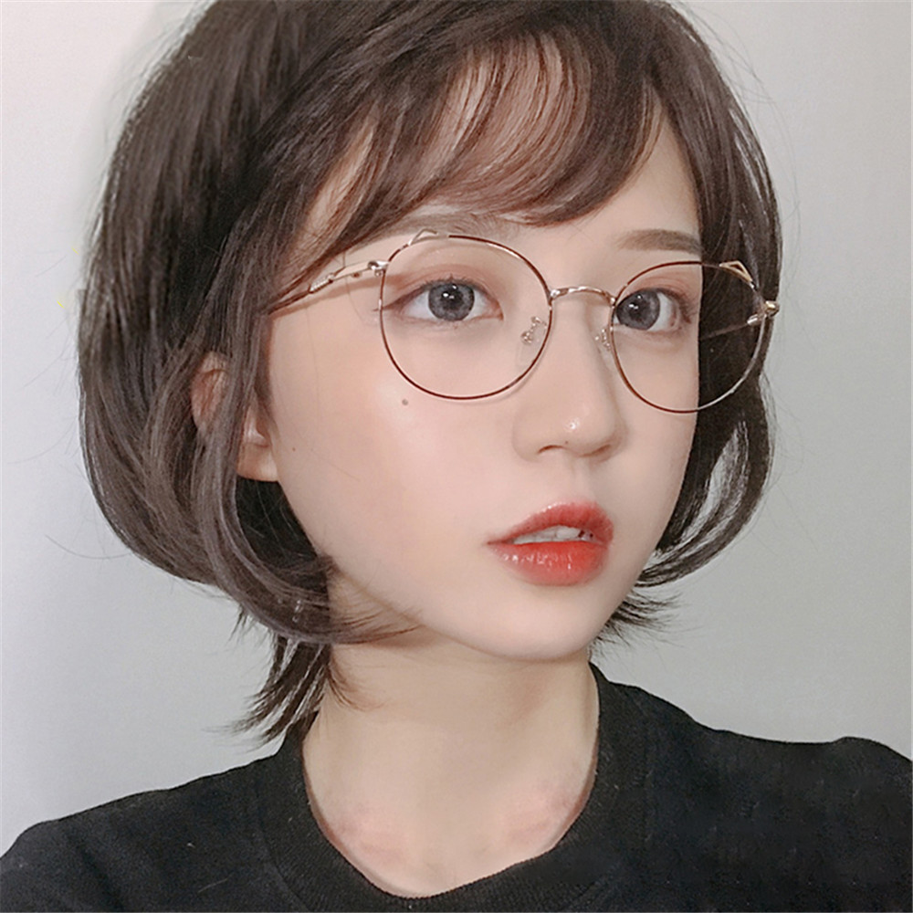 Kính tròn gọng kim loại chống ánh sáng xanh