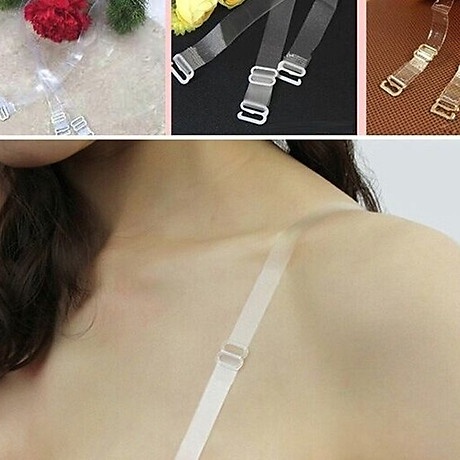 1 Đôi Dây Trong Áo Ngực, Dây Áo Lót Quai Trong Sợi Bún và Sợi Dẹt Hàng Đẹp