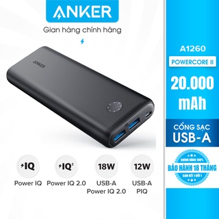 Pin sạc dự phòng ANKER PowerCore II 20000mAh - A1260