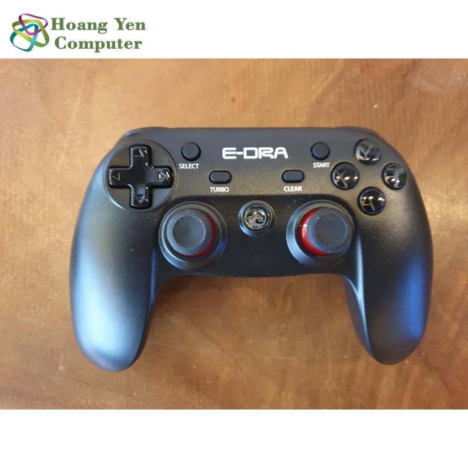 Tay Cầm Chơi Game Không Dây E-dra EGP7601 EGP7602 Wireless 2.4Ghz - BH 2 Năm Chính Hãng - Hoàng Yến Computer