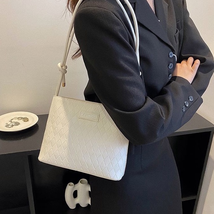 Túi xách nữ công sở túi tote da dày màu sắc basic túi đeo vai bản to đi chơi đi làm