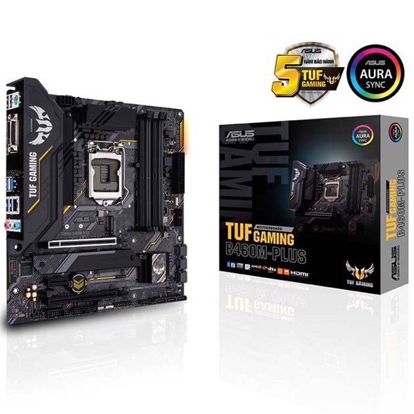 [Mã SKAMPUSHA8 giảm 8% đơn 300K] Bo mạch chủ Asus TUF Gaming B460M Plus socket 1200 Chính Hãng Viết Sơn Phân Phối