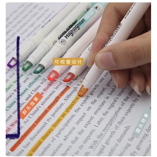 Bút highlight 2 đầu ngòi tam giác