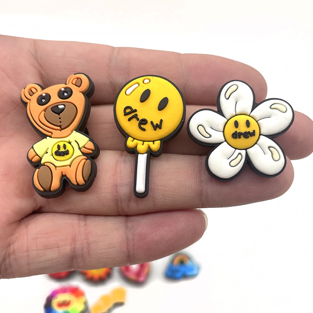 1 miếng hoa mặt trời phụ kiện giày trang trí quyến rũ vui vẻ sandal quyến rũ phụ nữ nam