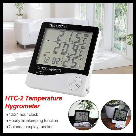 Nhiệt Kế Điện Tử Htc-2 Aki-334 Với Màn Hình Hiển Thị Lcd