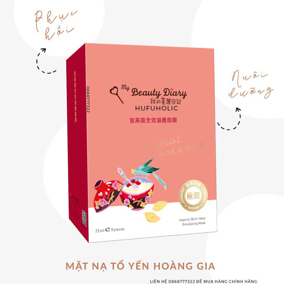 My Beauty Diary (Đài) - Bản phổ thông đầy đủ các loại mặt nạ: Trai đen, Tổ Yến, Natto, lô hội, mbd