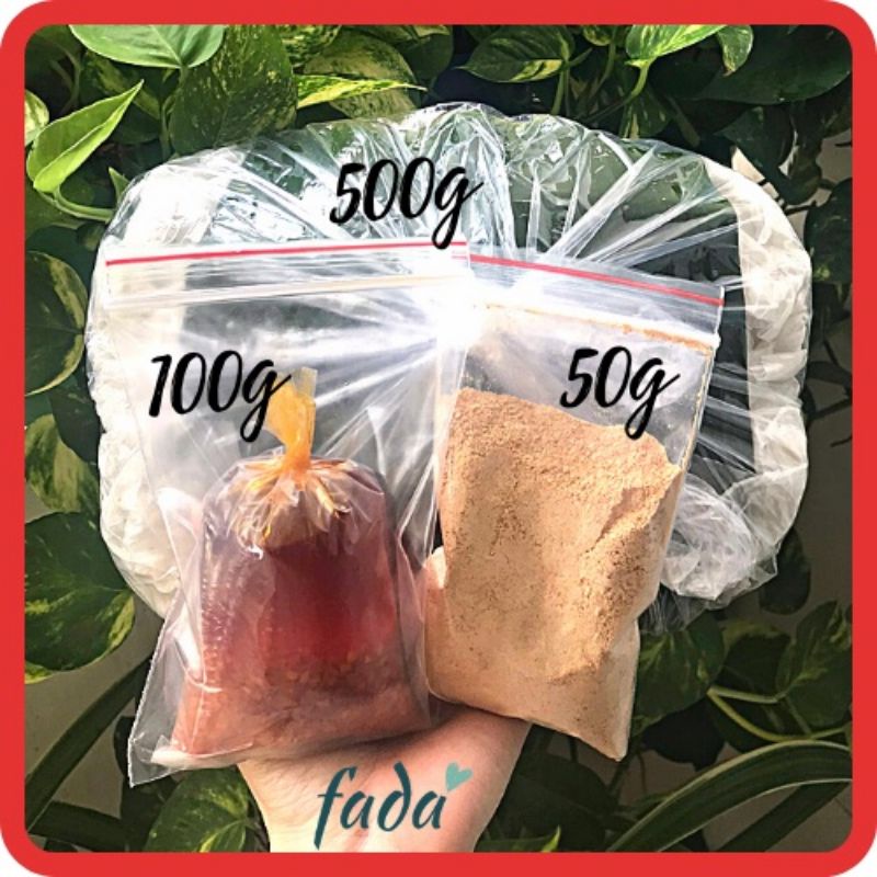 COMBO 500gr bánh tráng rìa phơi sương+,50gr muối nhuyễn tôm ngon+ 100gr sate