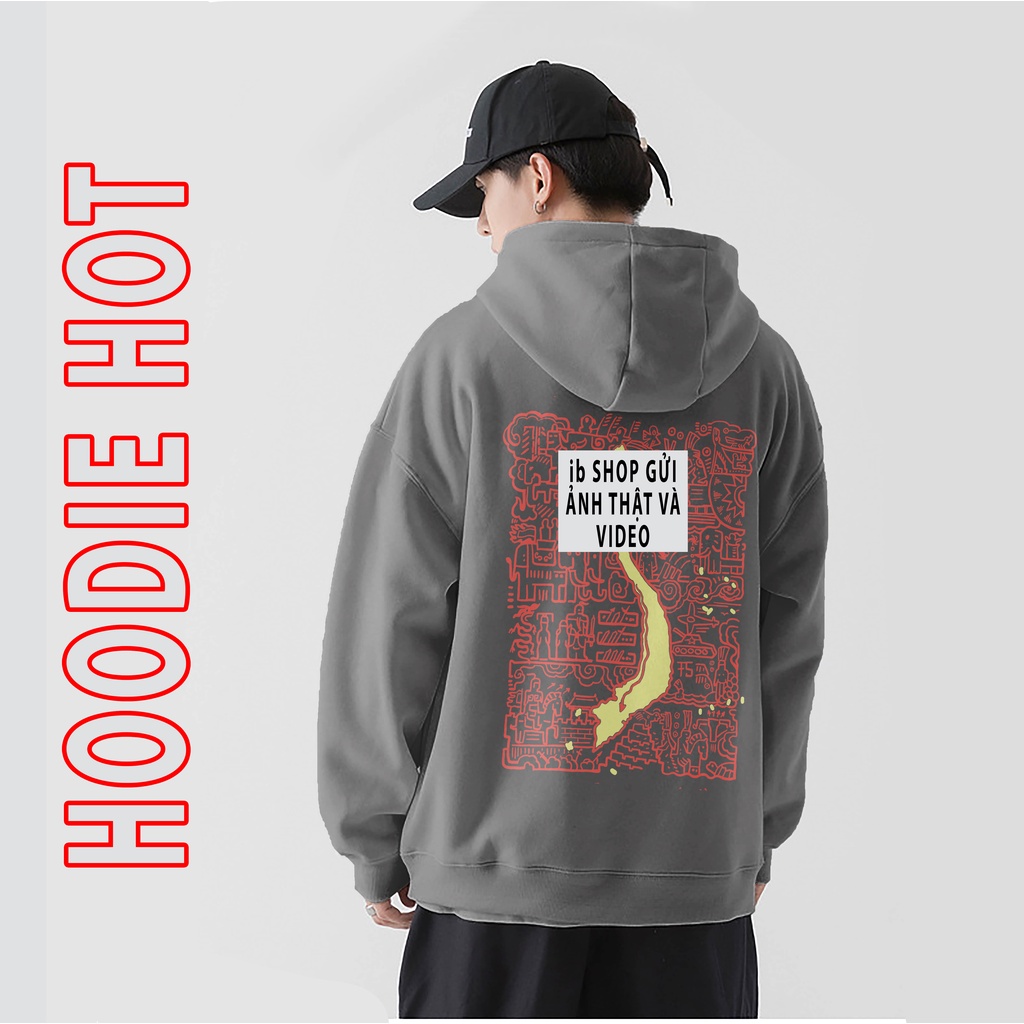 Áo hoodie nam nữ - áo hoodie nỉ thu đông phong cách ulzzang nhiều màu chất nỉ bông dày đẹp HD2 | BigBuy360 - bigbuy360.vn
