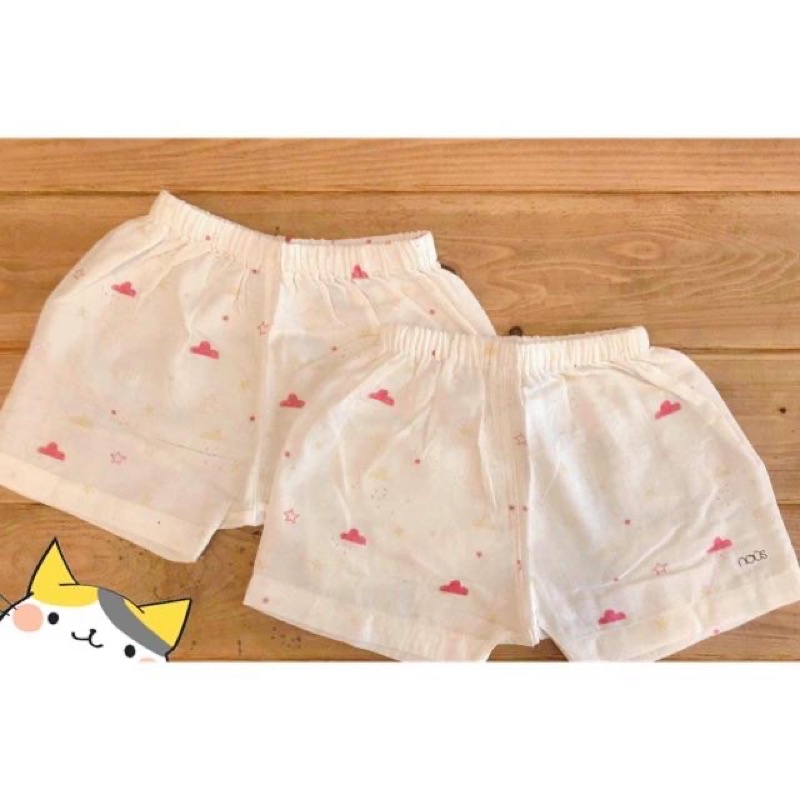 Set 2 quần đùi cộc Nous xô/petit cho bé trai bé gái