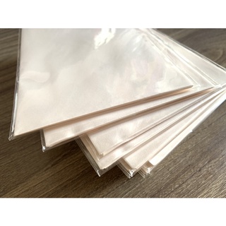 XẤP BAO THƯ 5 CÁI (giấy kem nhạt phớt hồng) [Aiko ST]