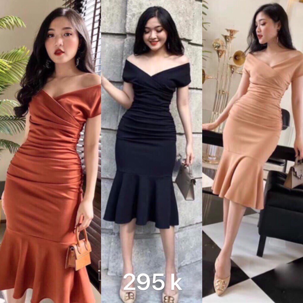 Đầm body nhúng sườn đuôi cá siêu hot | BigBuy360 - bigbuy360.vn