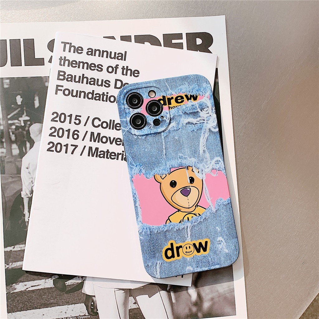 Ốp Điện Thoại IMD Mềm In Hình Vẽ Thời Trang DREW Cho iPhone14 13 12 mini 11 PRO MAX 6 / 6s 7 / 8plus SE2 X / XS XR XSMAX #Hg4182