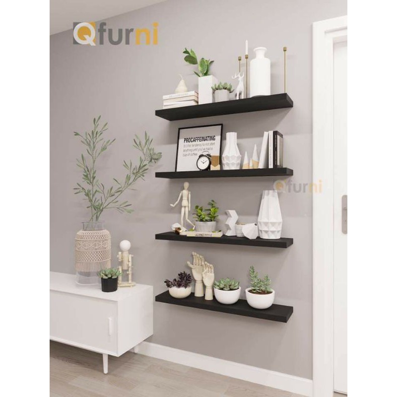 Kệ treo tường  3 thanh 60x15cm  giá tại xưởng 150k