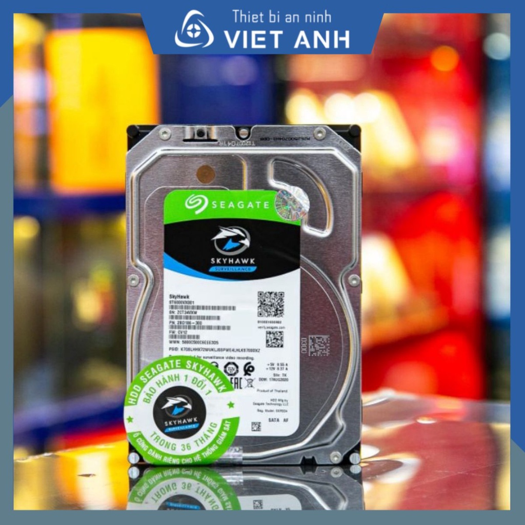 Ổ cứng HDD 500GB- 1TB - 2TB dùng cho PC, camera Seagate SkyHawk 3.5 inch  chính hãng