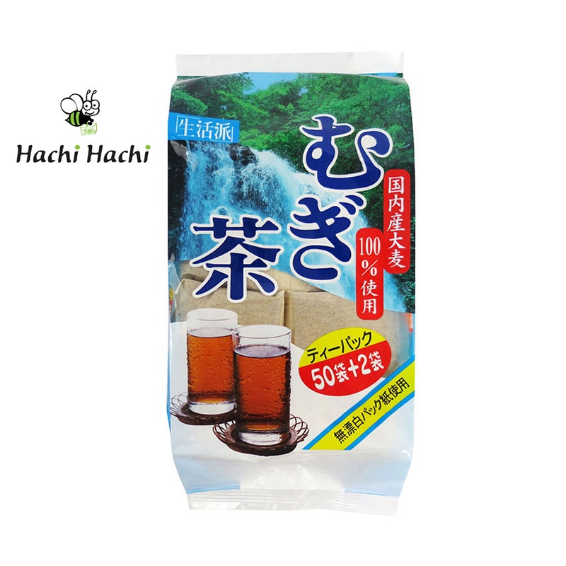 Trà lúa mạch Kato Sangyo túi lọc quốc sản 52 gói  - Hachi Hachi Japan Shop