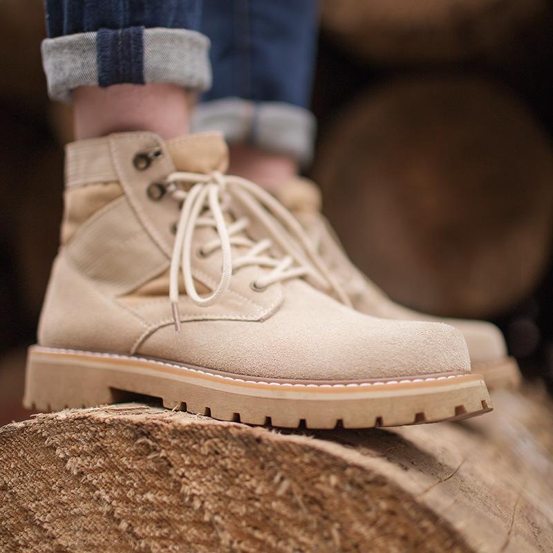 Giày bốt MADEN phong cách Anh Quốc ống cao cho nam