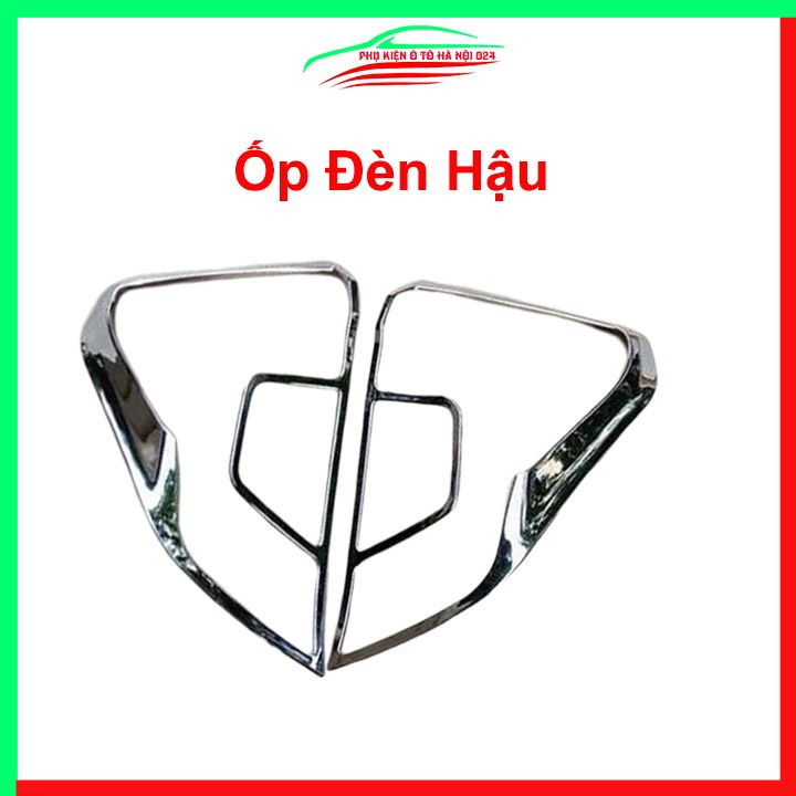 Ốp viền đèn pha hậu mạ crom Honda Jazz chống trầy trang trí bảo vệ xe