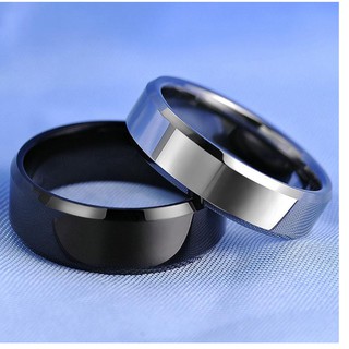 Nhẫn Titan sáng chói lóa phong cách Hàn Quốc ( 3 màu Vàng, Bạc, Than Đen) RB79