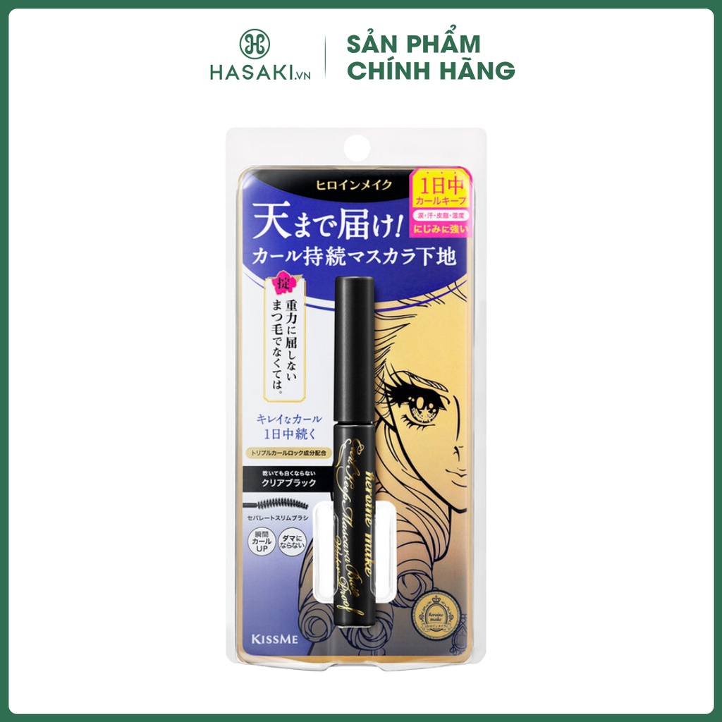 Lót Mascara Kissme Nâng Cong Mi Ngắn Màu Đen Tuyền 4.5g | Hasaki | Sản Phẩm Chính Hãng