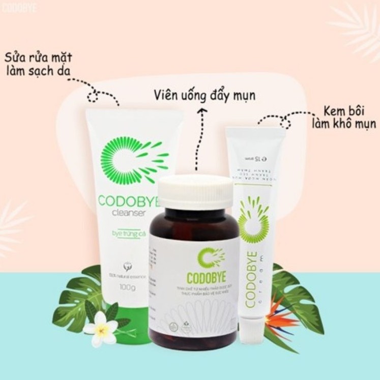 Viên Uống Mụn CODOBYE ® hộp 60v - Thảo Dược An Toàn | BigBuy360 - bigbuy360.vn