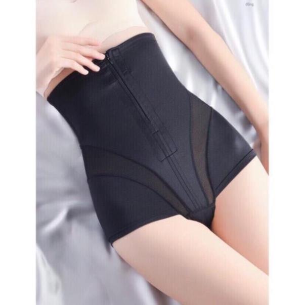 Quần Gen Thun Lưới Nịt Bụng Kéo Khoá Siêu Giảm Eo - LADY