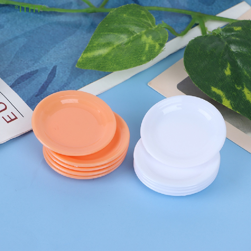 Set 5 Đĩa Đồ Chơi Mini Tỉ Lệ 1: 12 Dành Cho Nhà Búp Bê Mới