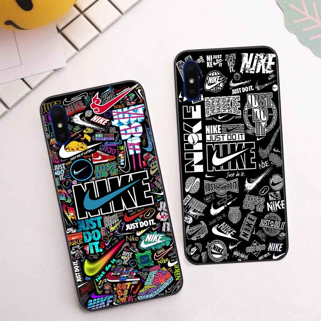 Ốp Xiaomi Redmi 7A / 8A / 9A in hình thương hiệu L.V, N.I.K.E cá tính, đẳng cấp