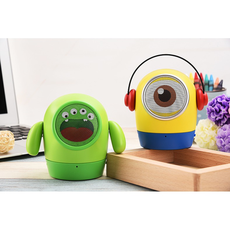 Loa Bluetooth Mini Cute Quite Dễ Thương - Kèm cáp sạc