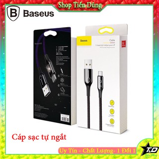 CÁP SẠC LIGHTNING TỰ NGẮT BASEUS CALCD 01 SHAPE LIGHT- DÂY SẠC iPhone CÁC DÒNG