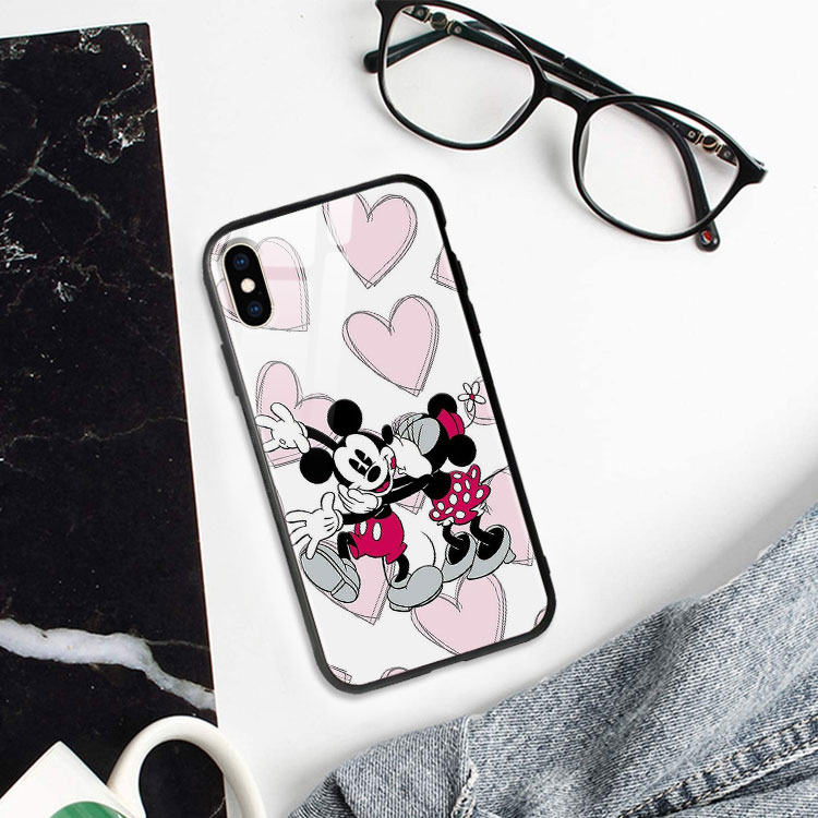 Ốp Hình Mickey-Minnie Thương Hiệu LOVING Iphone 7/7Plus/8/8Plus/X/Xs/Xs Max/11/11 Promax/12/12 Promax Lpc22014620