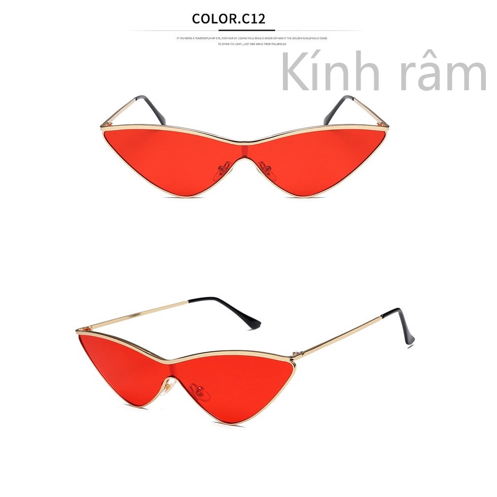 Kính mát mắt mèo phong cách cổ điển