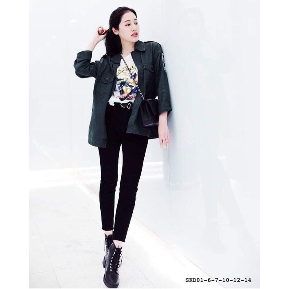 Thời trang nữ bigsize 55kg-95kg. Jean skinny lại chuẩn bị vào mùa tổng hợp quần đen, Bigsize 7-14. Mã skd01 | BigBuy360 - bigbuy360.vn