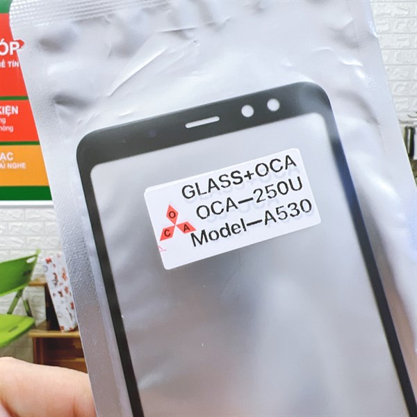 Kính ép OCA Samsung A8 2018 / A530