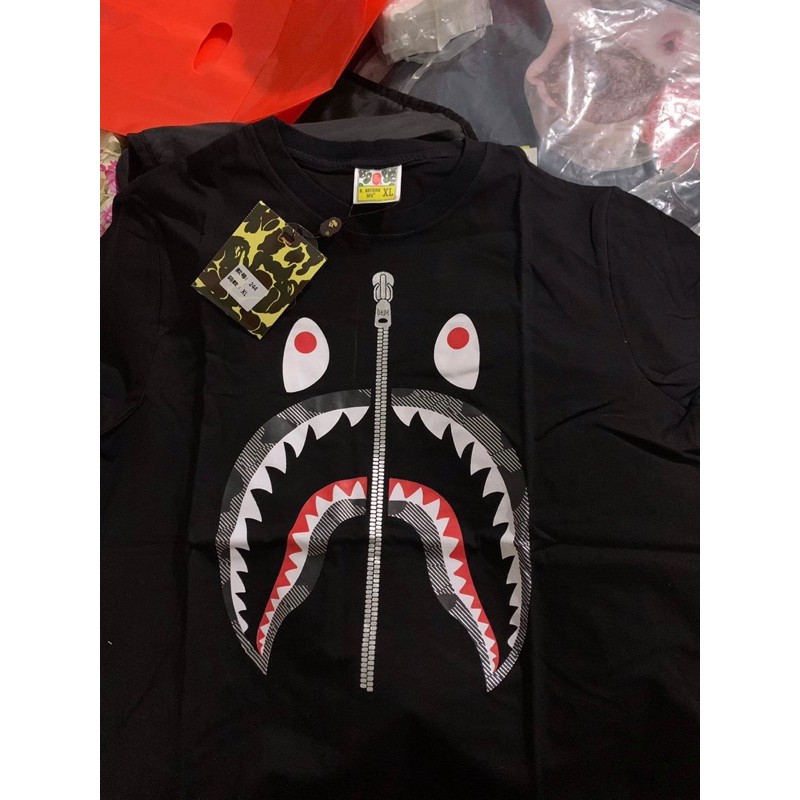 [ẢNH THẬT 100%] Tee áo Bape Shark Camo Red