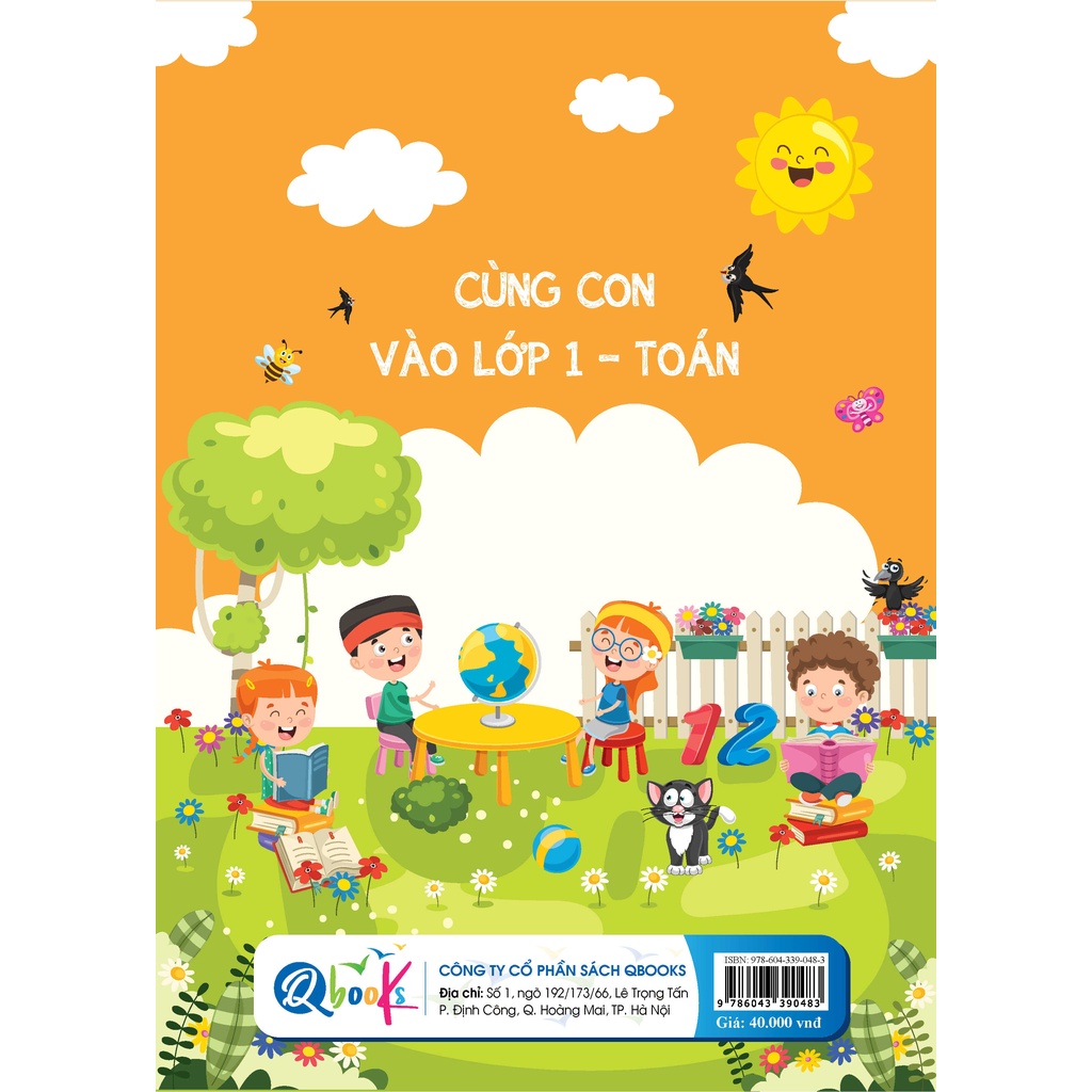 Sách - Cùng con vào lớp 1 toán (1 cuốn)