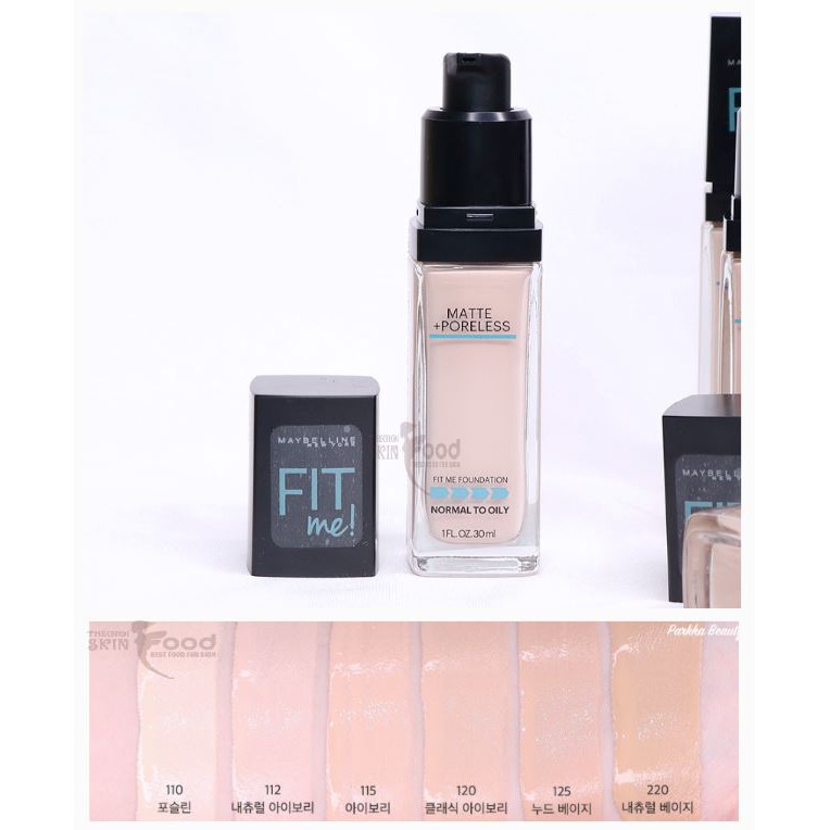 Kem Nền Kiềm Dầu, Cho Lớp Nền Mịn Lì Tự Nhiên Maybelline Fit Me Matte Poreless | BigBuy360 - bigbuy360.vn