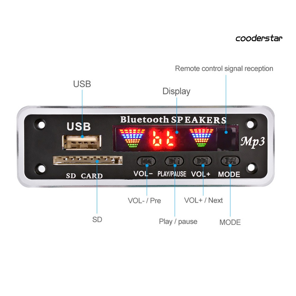 ★Túi Đeo Chéo Thời Trang Thanh Lịch Cho Nữ★Mô Đun Giải Mã MP3 Bluetooth Không Dây Thẻ An Ninh FM Radio Kỹ Thuật Số Cho Xe